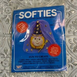 Vintage Softies Fairy Princess Craft Kit 2118 Soft Sculpture Face
